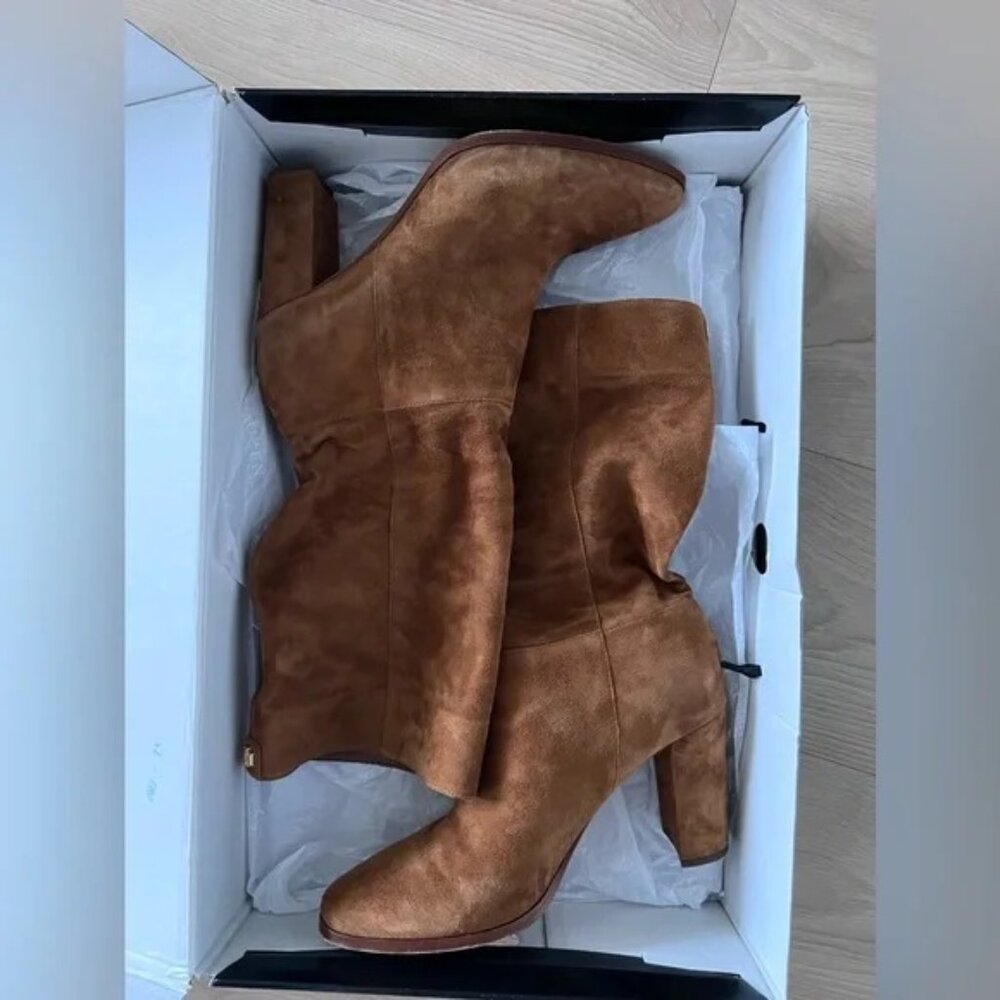 Ralph Lauren Artisan suede mid length boots